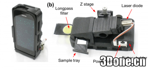 3D打印：手机瞬间变成纳米级显微镜